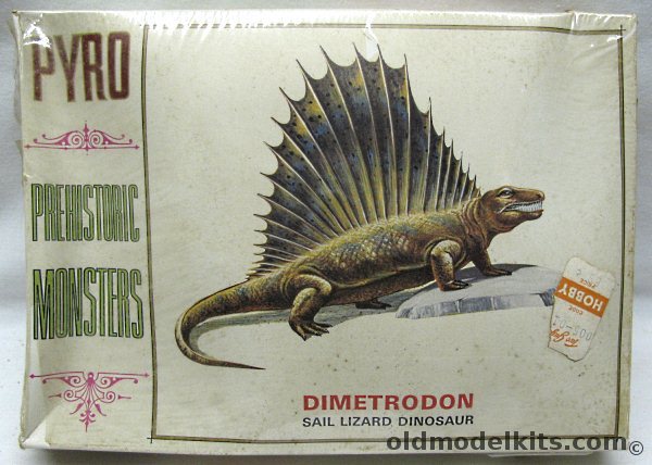 Pyro Dimetrodon (Sail Lizard) - Prehistoric Monsters (Dinosaur) Issue, D278-100 plastic model kit